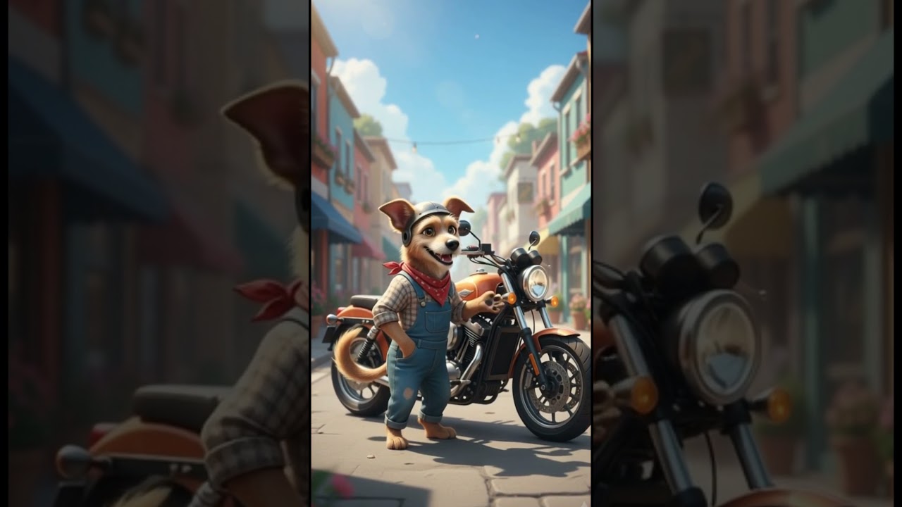 From Broken Bike to Dream Ride 🐶🏍️ | Never Judge, Never Give Up 