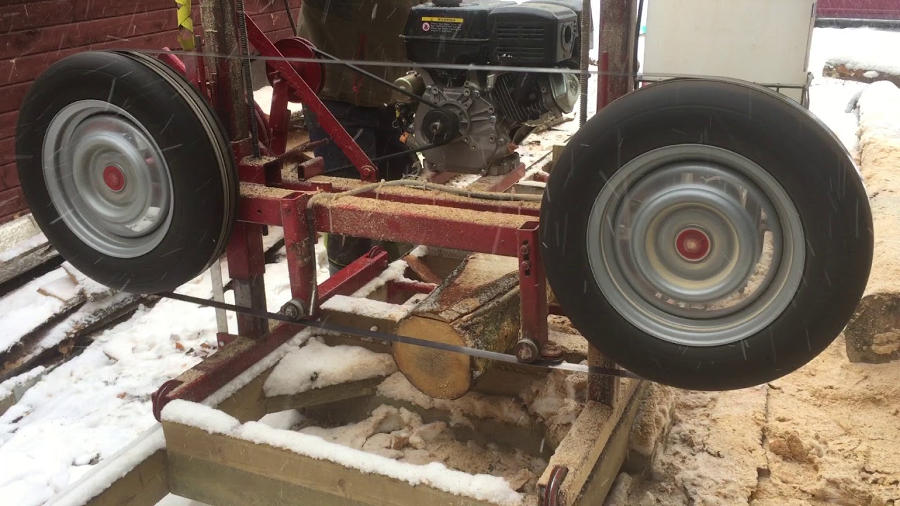 lepän sahaus vannesahalla