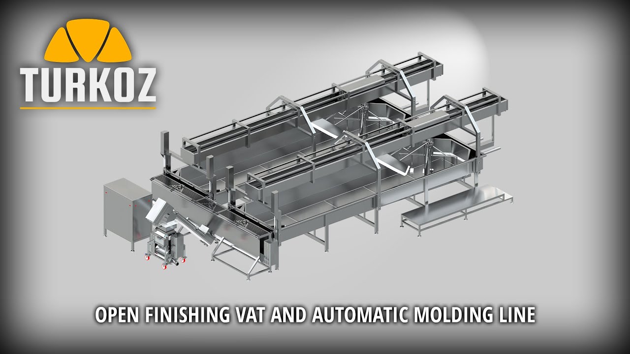 Open Finishing Vat / Automatic Molding Line - Turkoz Machinery