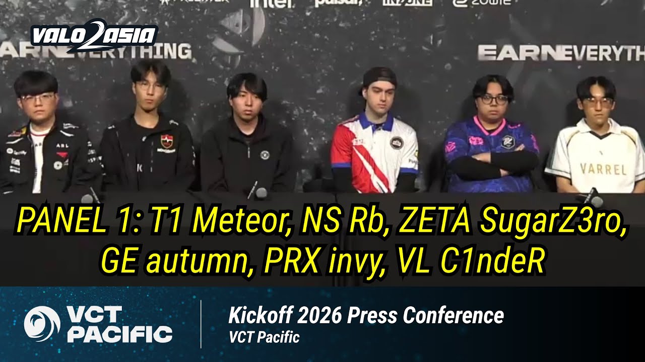 VCT Pacific 2026 Kickoff Press Conference | Panel 1