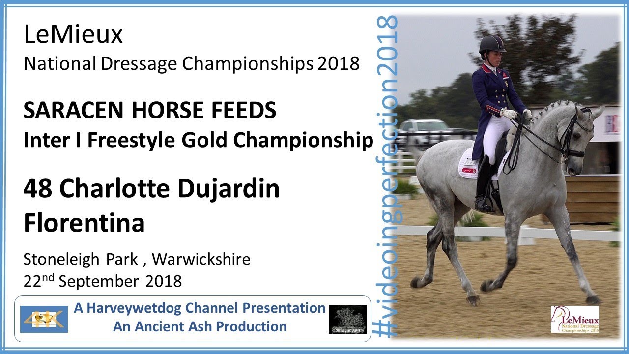 Charlotte Dujardin and Florentina Inter I Freestyle; LeMieux National Dressage Championships 2018