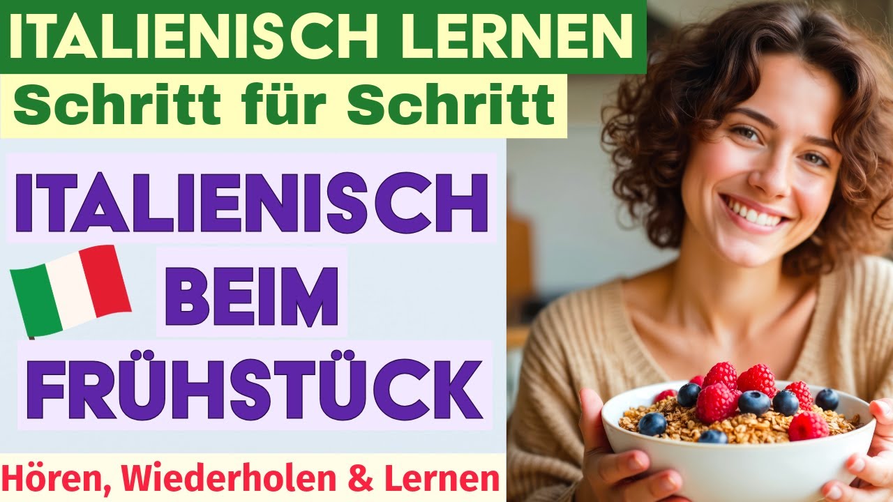 Italienisch lernen beim Frühstück ☕🍳 | Alltägliche Sätze für Anfänger
