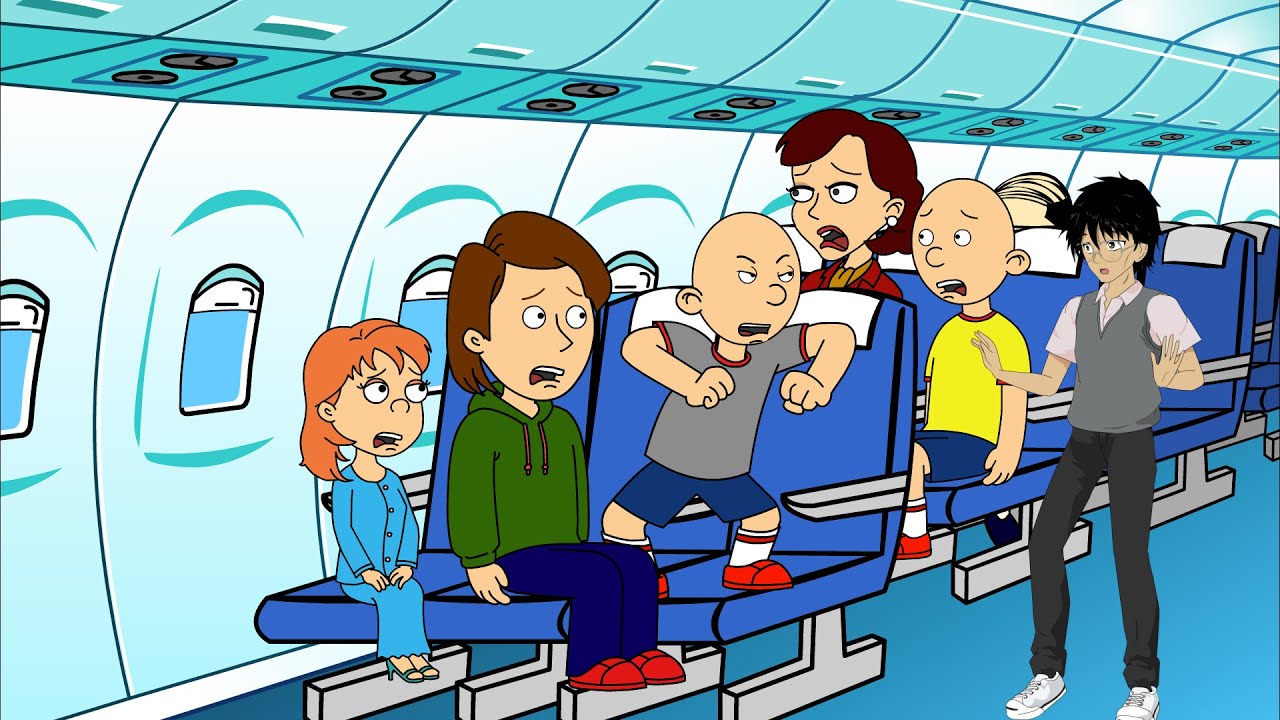 Classic Caillou Misbehaves on the trip to Tokyo/Grounded