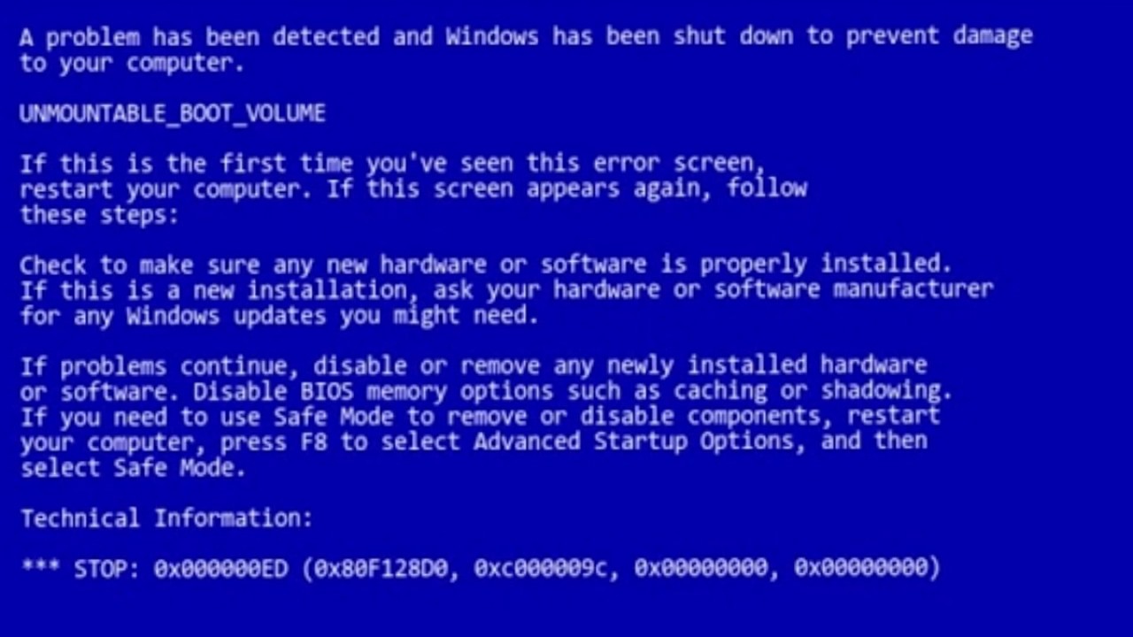 Windows XP Crash (Animation)