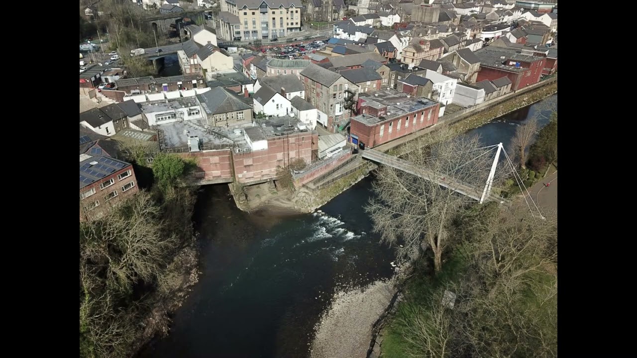 Pontypridd Drone Footage: Where The Rivers Meet       #pontypridd