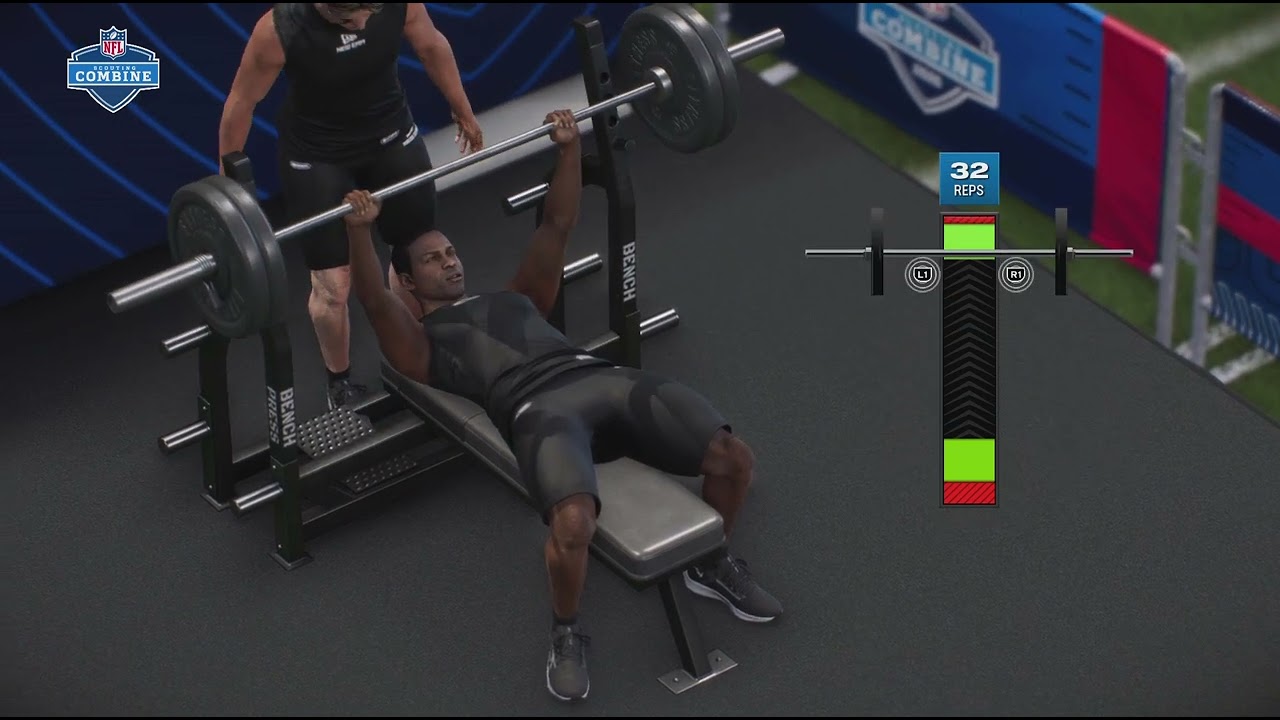 Madden NFL 26: My RB Brandon Cunnungham did it again! 59 reps!