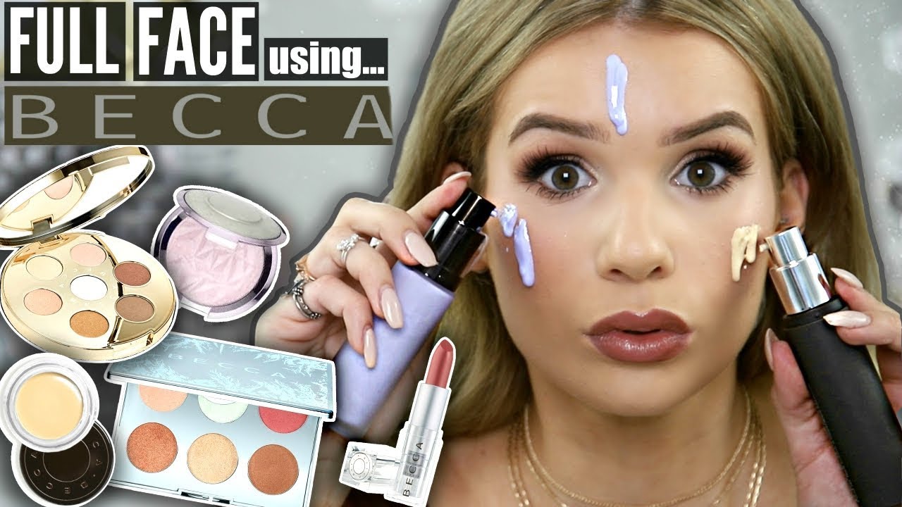 FULL FACE Using ONLY BECCA COSMETICS! Worth it OR Toss it?!