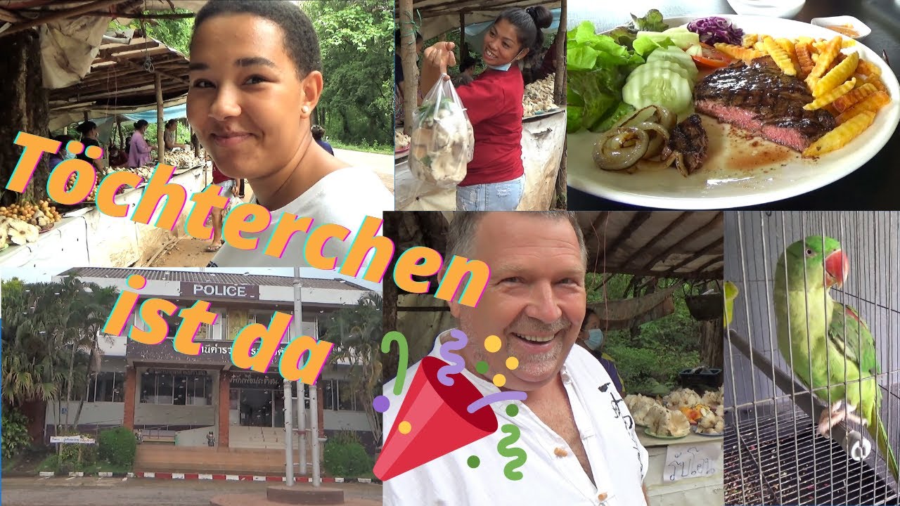 Thailand Ausgewandert. Erster Gang zur Polizei😲 Shopping Tour Somdet, Papageien Dame abholen.🦜