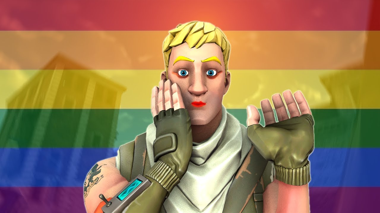 Me hago pasar por GAY en SQUAD RANDOM y me GANÉ un BESO - Fortnite