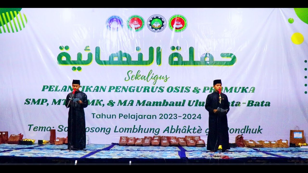 MC 3 BAHASA - MC HAFLAH NIHAIYAH MADRASAH MAMBAUL ULUM BATA BATA tp 2022/2023