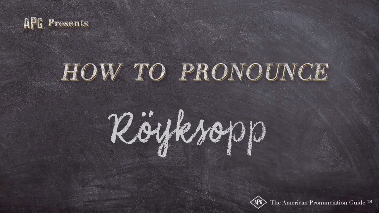 How to Pronounce Röyksopp (Real Life Examples!)