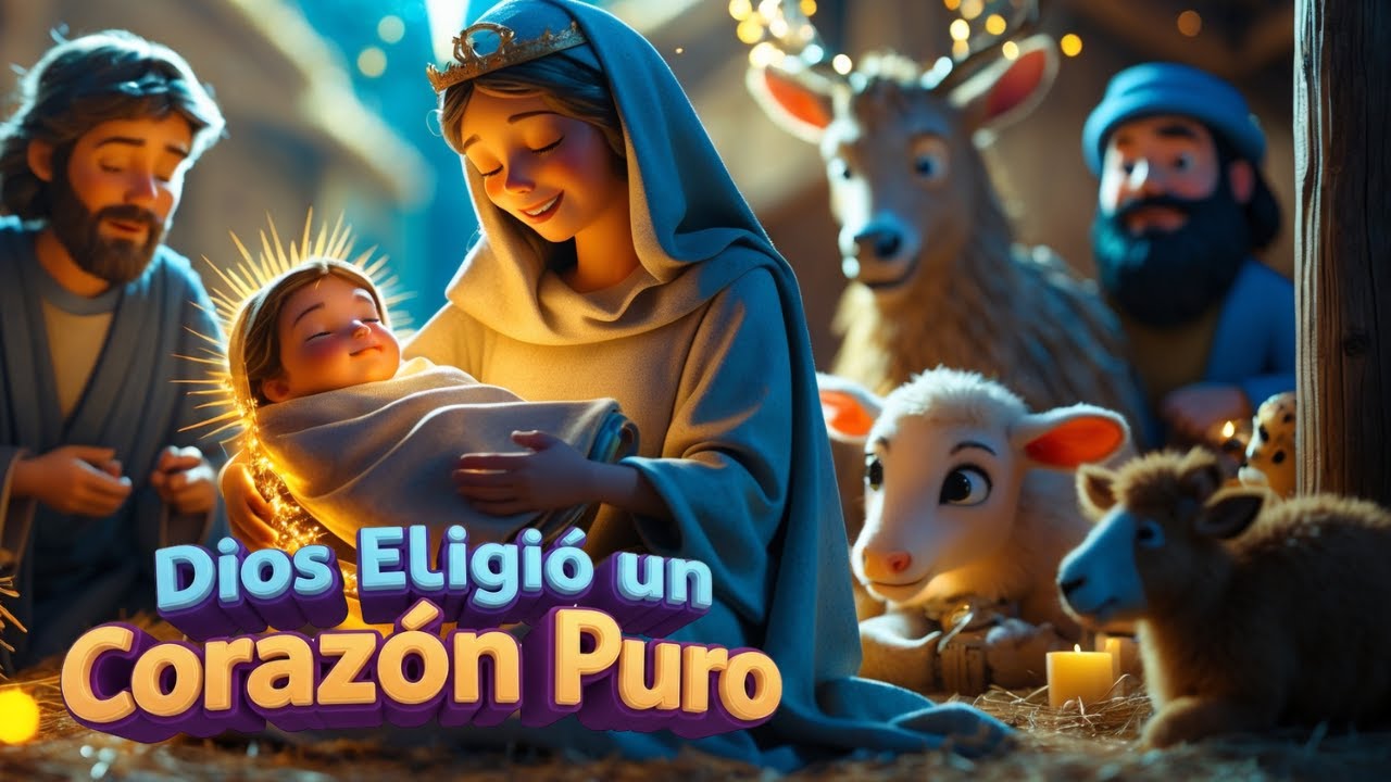 🌟 María: La Joven Elegida para Ser Madre de Jesús | Canción Bíblica Infantil 🎶✨
