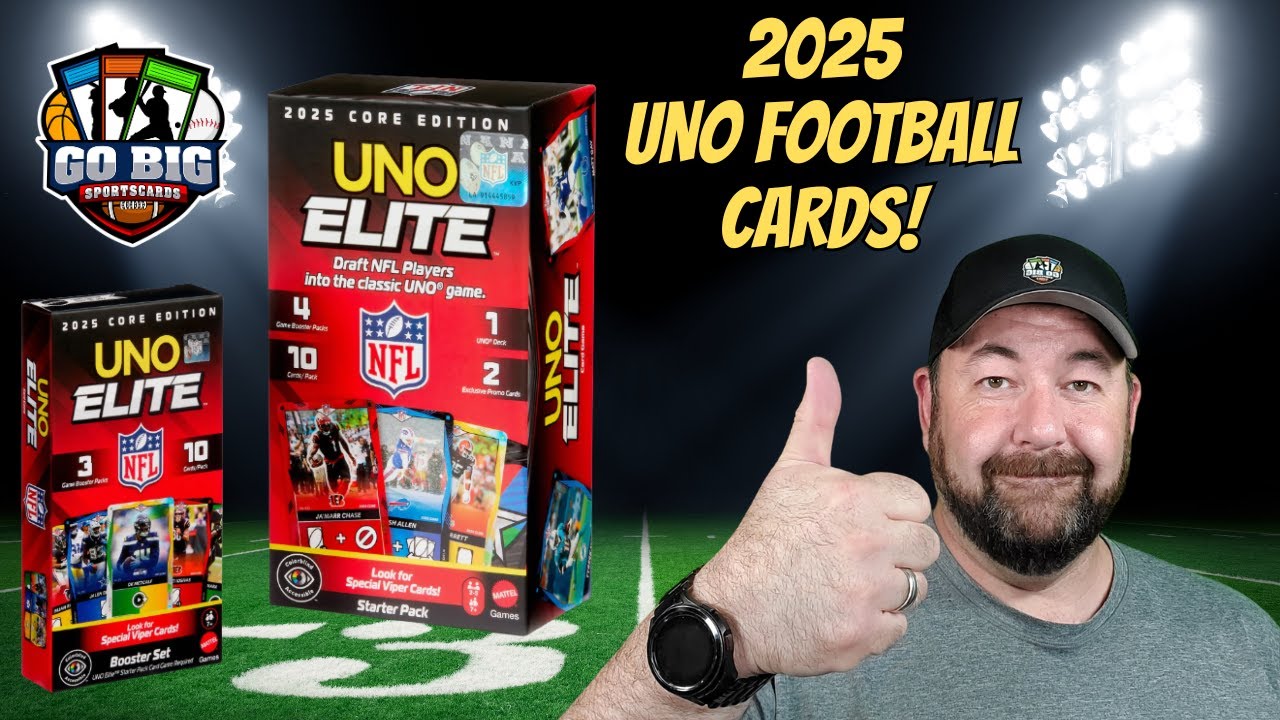 💥 UNO Just Went ELITE! Opening 3 NFL Booster Boxes + 1 Starter Box &mdash; CRAZY Foil Pulls! 🤯