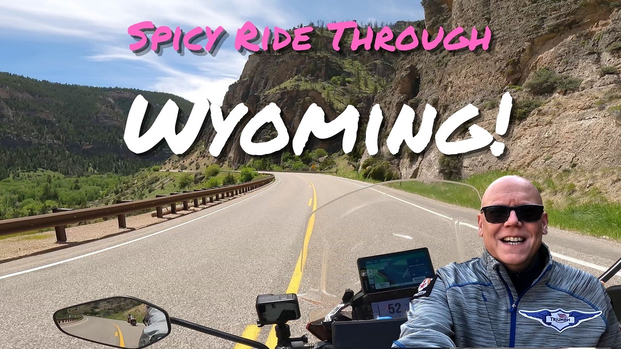 The Best Motorcycle Roads in Wyoming (Western Swing Ep 6) 🏍️ 🏍️🏍️ 🏍️