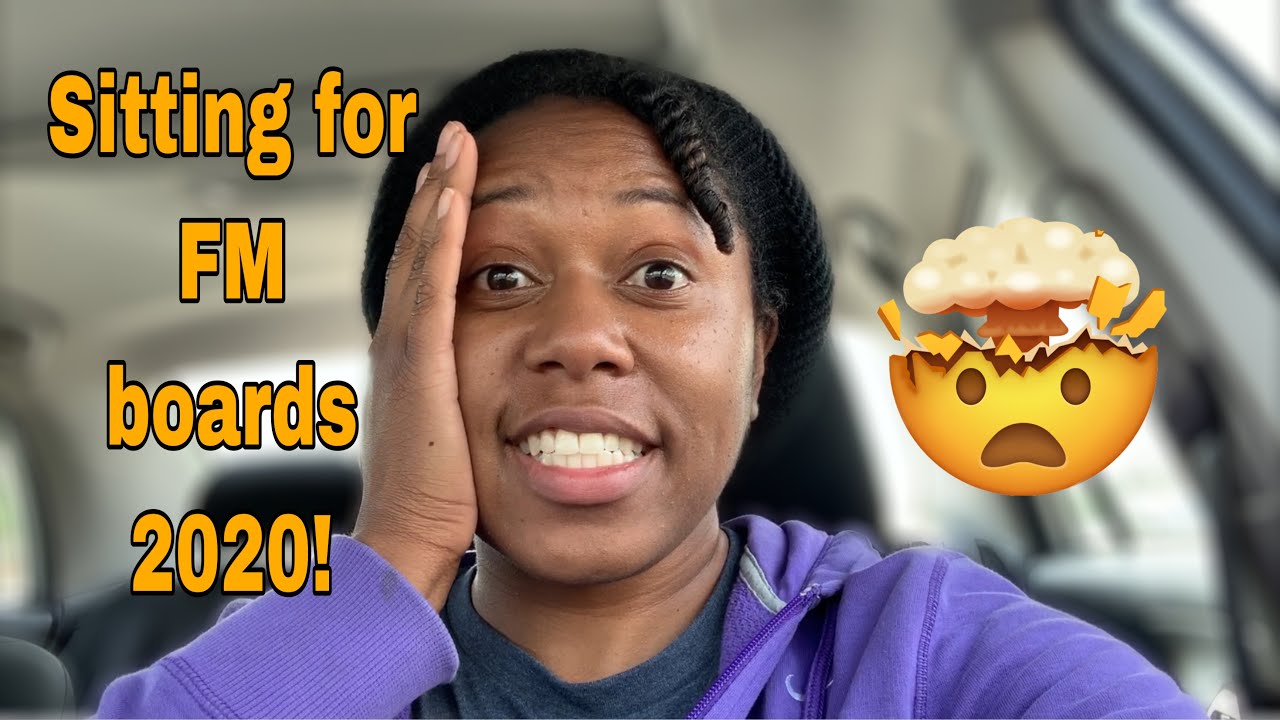 Sitting for FAMILY MEDICINE BOARDS 2020! Day of test VLOG!