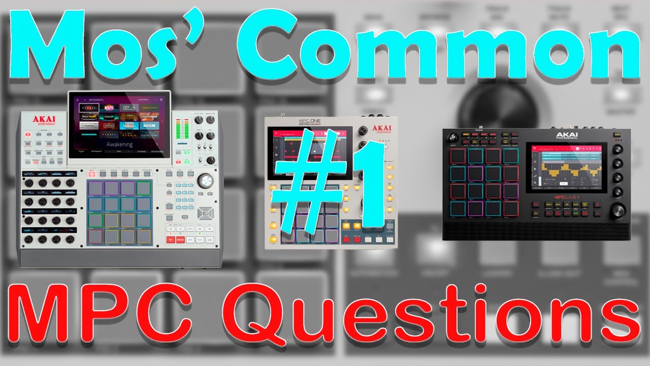 Akai MPC Tutorials. Mos' Common Part 1. Chopping and saving individual samples on the MPC.