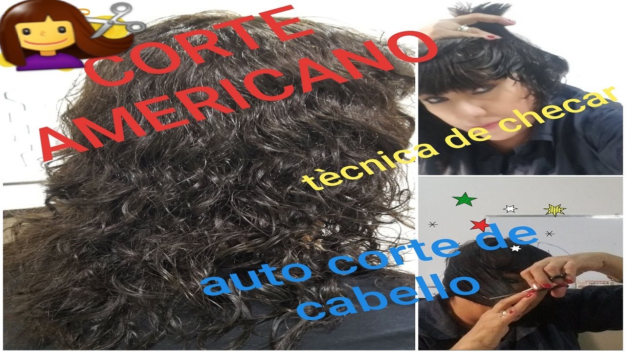 Corte americano / chequeo de corte / auto corte de cabello / Teacher belleza/ 107