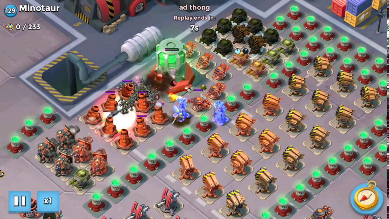 Boom Beach - Minotaur Solo with Pvt. Bullit