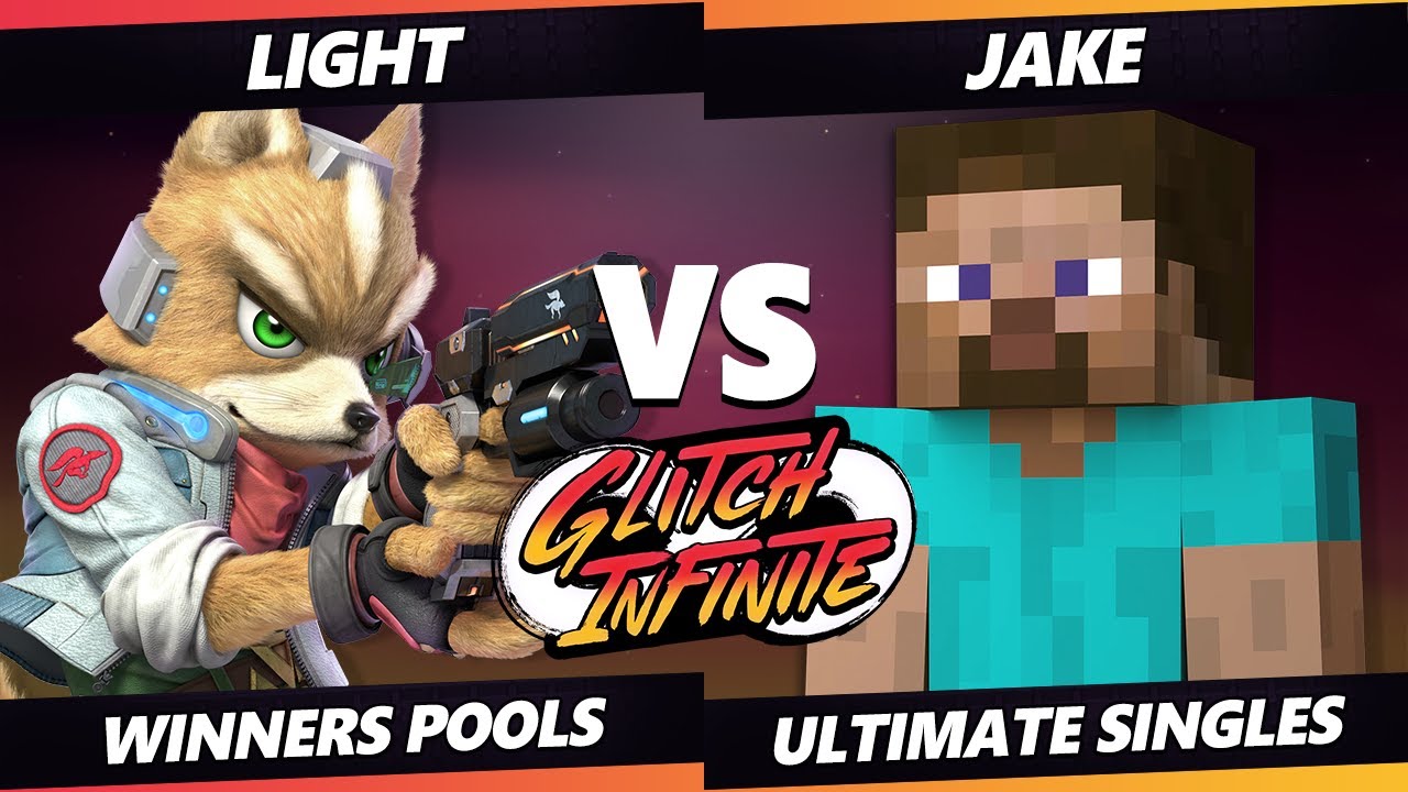Glitch Infinite - Light (Fox) Vs. Jake (Steve) - SSBU Ultimate Tournament