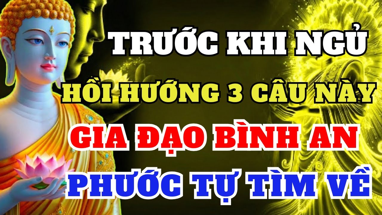 Chỉ 3 Câu Hồi Hướng Trước Khi Ngủ – Gia Đạo Bắt Đầu Yên Mà Không Cần Cầu Xin