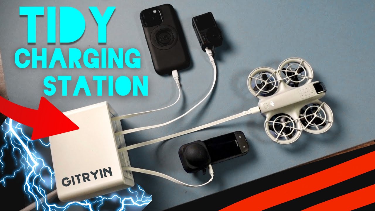 Say Goodbye to Cable Clutter, check out the 12-in-1 Charging Station from Gitryin
