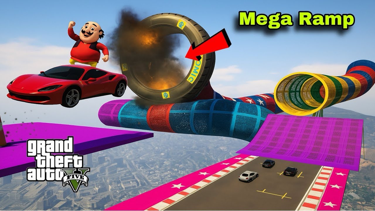 GTA 5 : WORLD’S HIGHEST ! 😱 TRIED THE IMPOSSIBLE 🇮🇳😱 SUPER MEGA RAMP CHALLENGE!