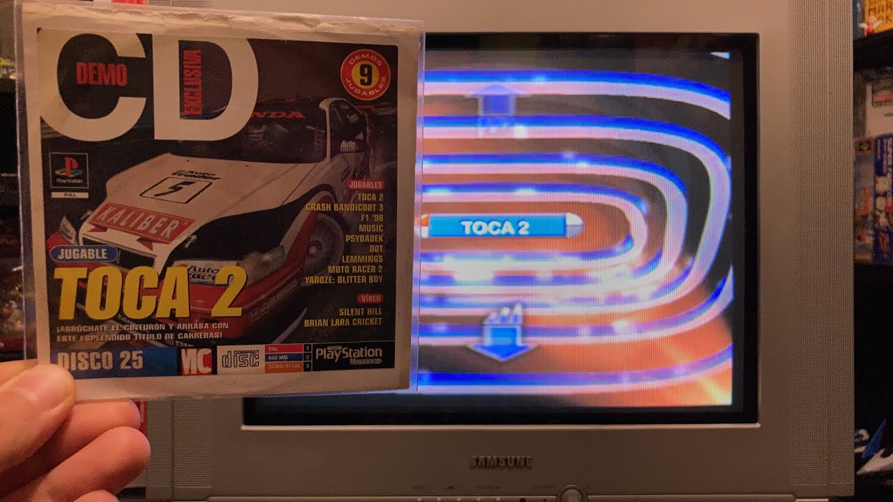Euro Demo 40 💿 en Crt - PlayStation Magazine 🎮 Ps1