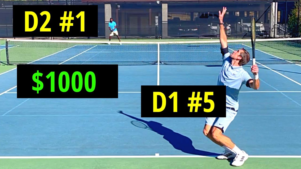 Who Wins $1,000? Division 1 vs Division 2  *USTA 5.0+*
