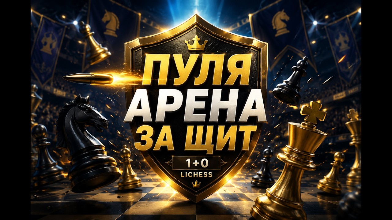 Пуля Арена за Щит 1+0 на lichess.org #shorts #игры #lichess #шортс #pchelkinvkchess