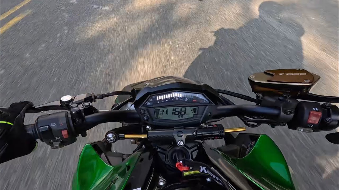 Probando la kawasaki Z1000 🏍️🔥🔥