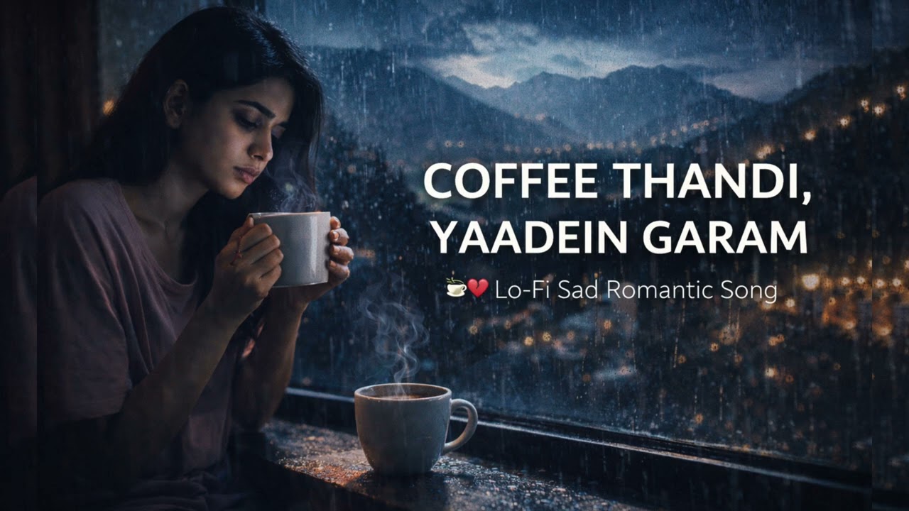 Coffee Thandi, Yaadein Garam ☕💔 | Lo-Fi Sad Romantic Song | Late Night Vibes