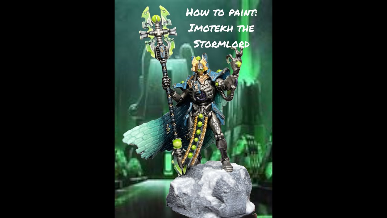 How to Paint: Nihilakh Dynasty Imotekh the Stormlord