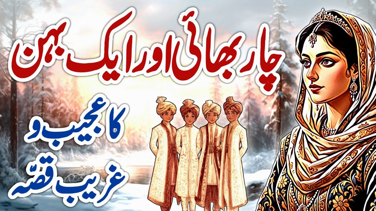 Chaar Bhai Aur Ek Bahan Ka Ajeeb Qissa | Urdu Moral Story