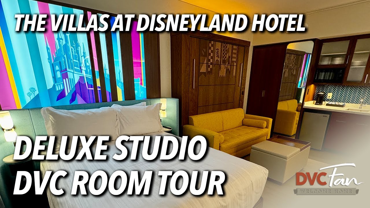 Deluxe Studio DVC Room Tour | The Villas at Disneyland Hotel