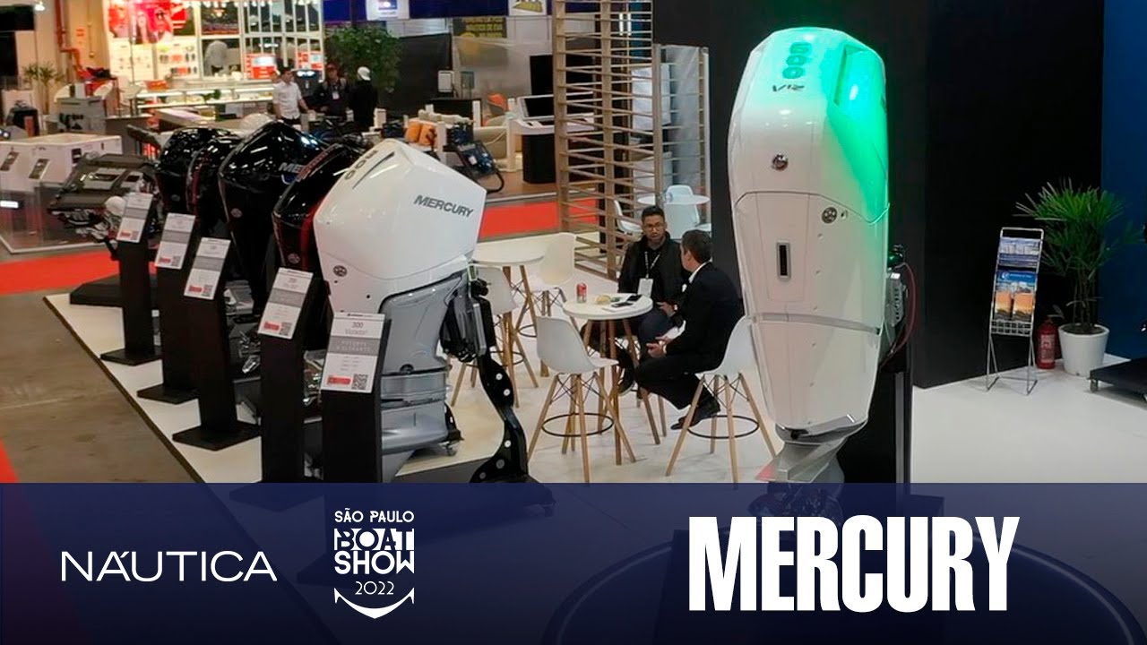 Mercury V12 com 600 hp: o motor de popa mais potente do mundo | São Paulo Boat Show 2022 | NÁUTICA