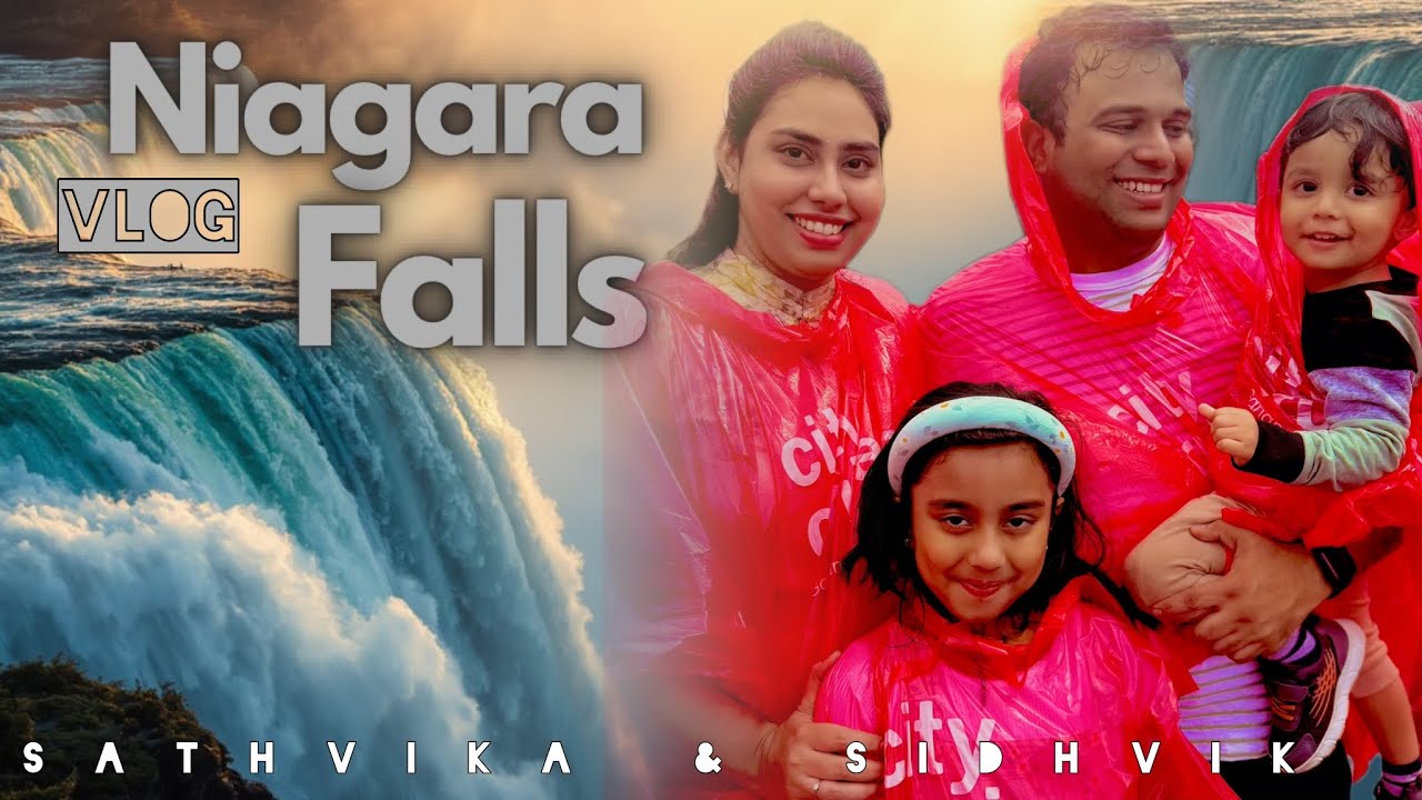అందమైన Niagara Falls చూద్దాం రాండి | Border Crossing🇨🇦 🤪🇺🇸 | Telugu Vlog | Family Fun