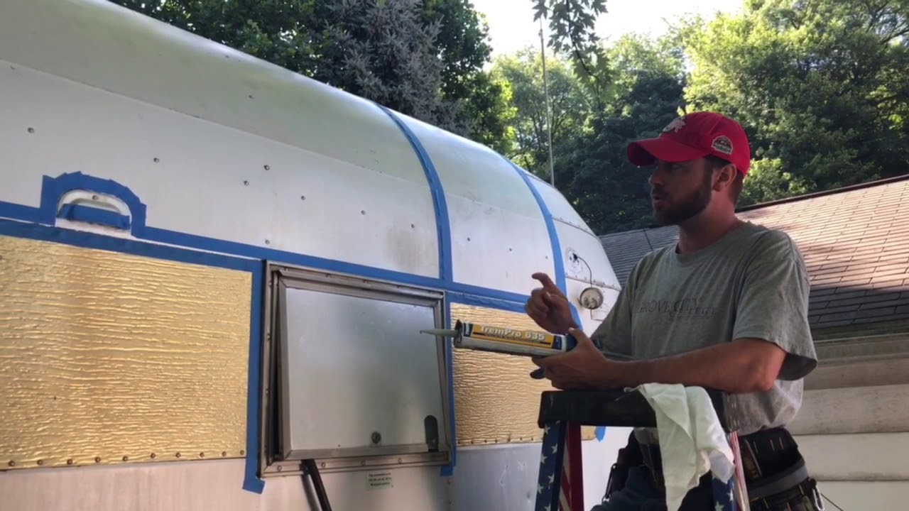 Silver Streak Restoration - Sealing the seams