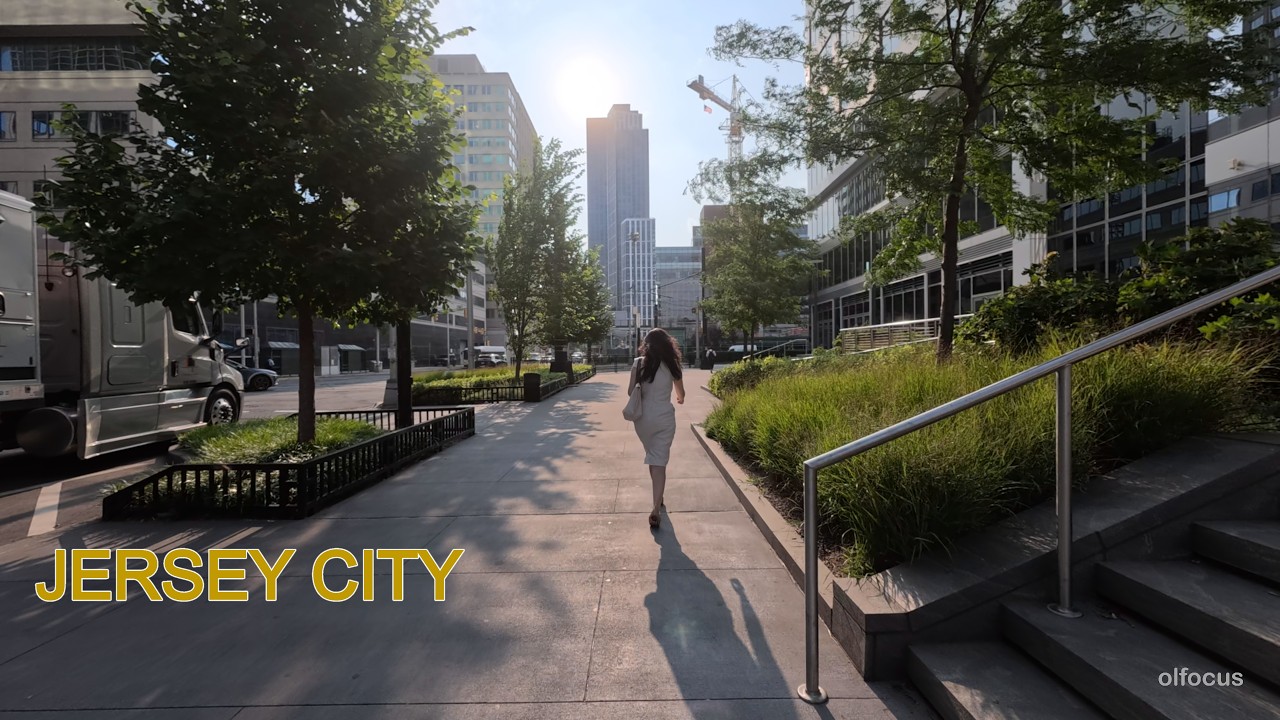 New Jersey / Walking tour Jersey City / NJ 4К 60fps