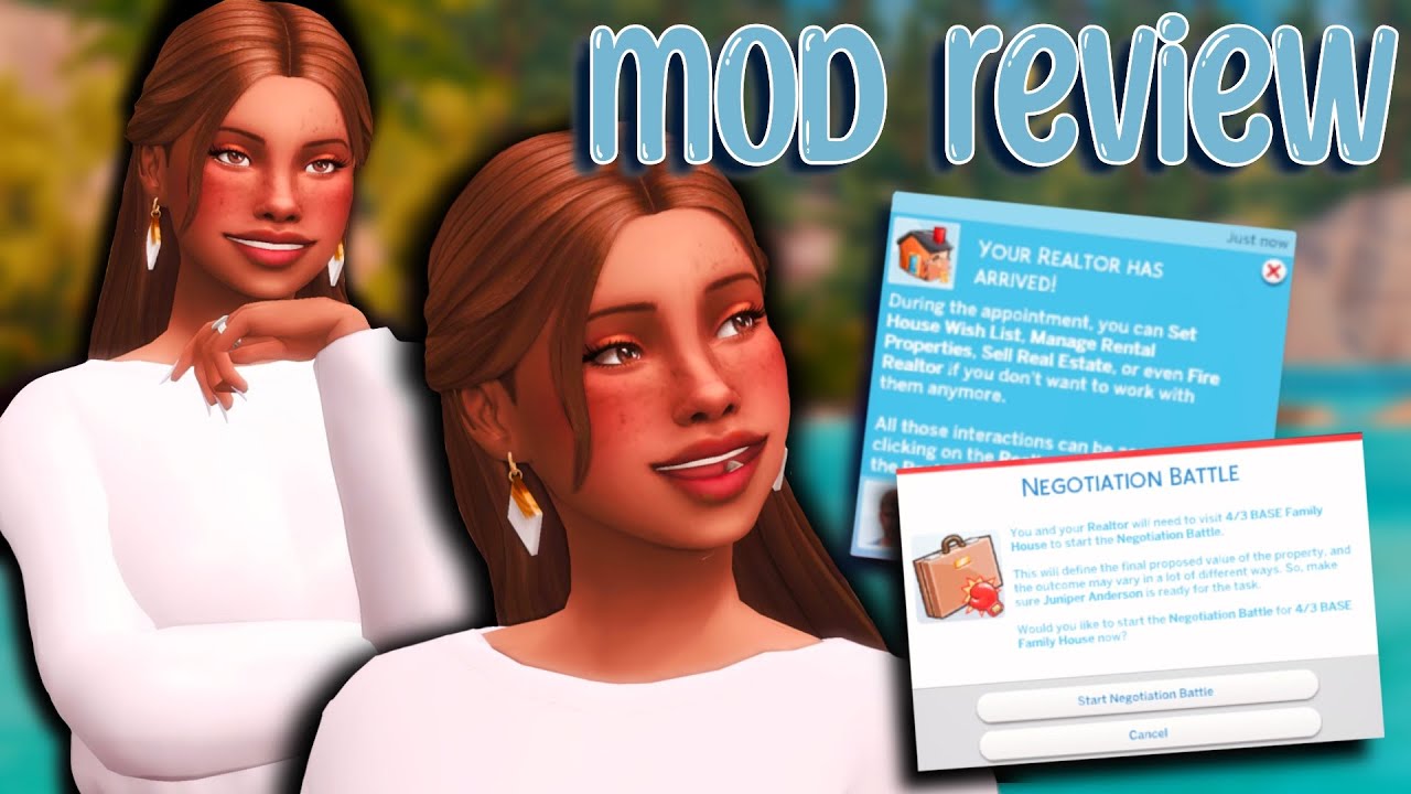 Now Your Sims Can HIRE A REALTOR and go HOUSE HUNTING! 🏡 | The Sims 4 Mod Review