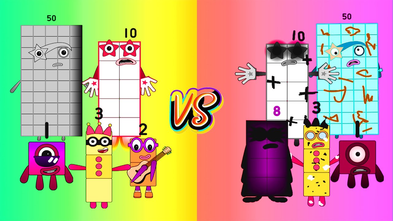 Phobiablocks Band Different (1-50) [ Abductophobia Euphobia ] Vs UncannyBlock Band Drumly Different