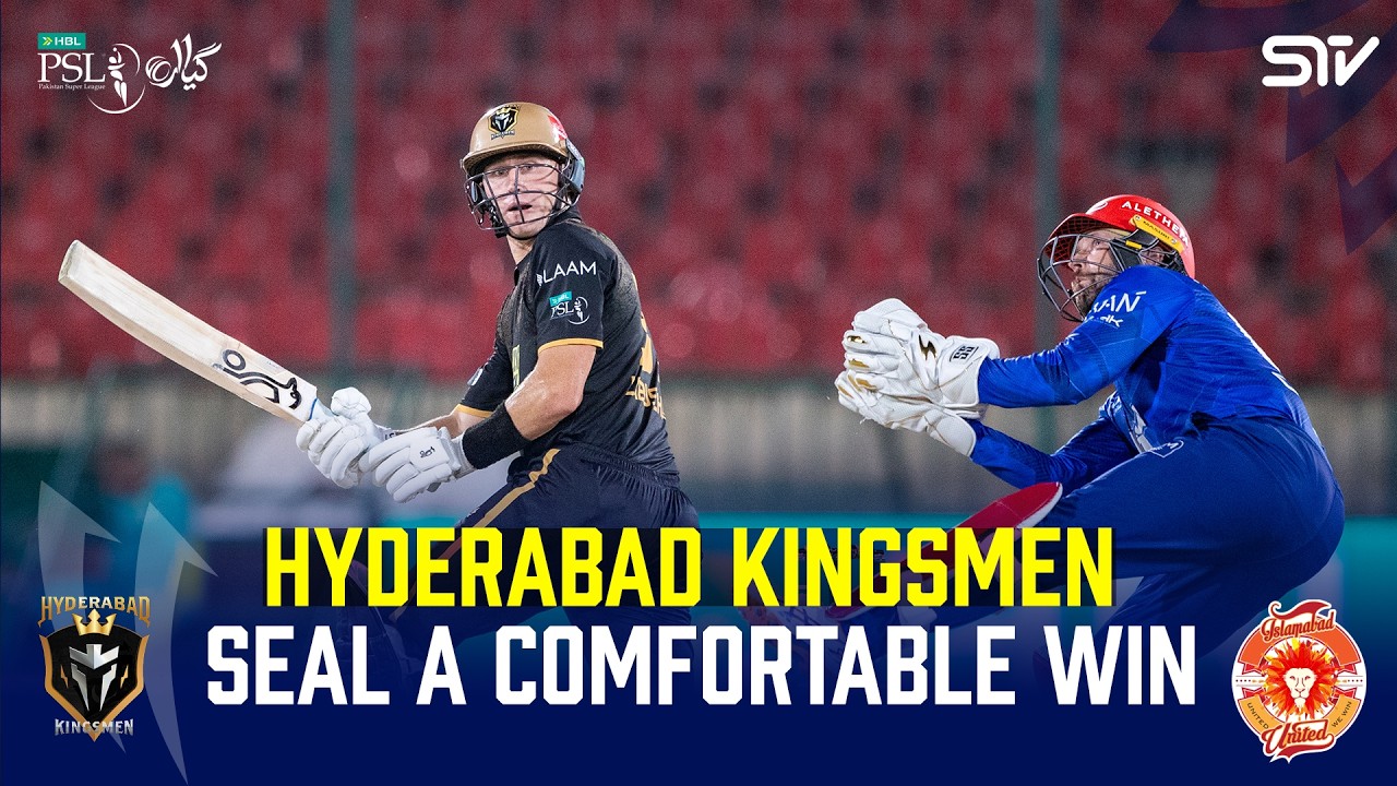 Kingsmen Seal the Victory in Style | Hyderabad Kingsmen vs Islamabad United | M21 |HBL PSL 11 |MZB1J
