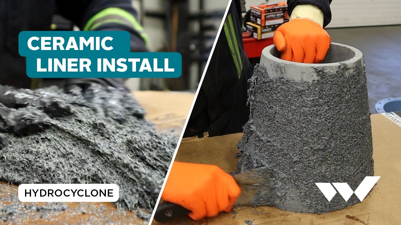 Ceramic Lining Install for Hydrocyclones