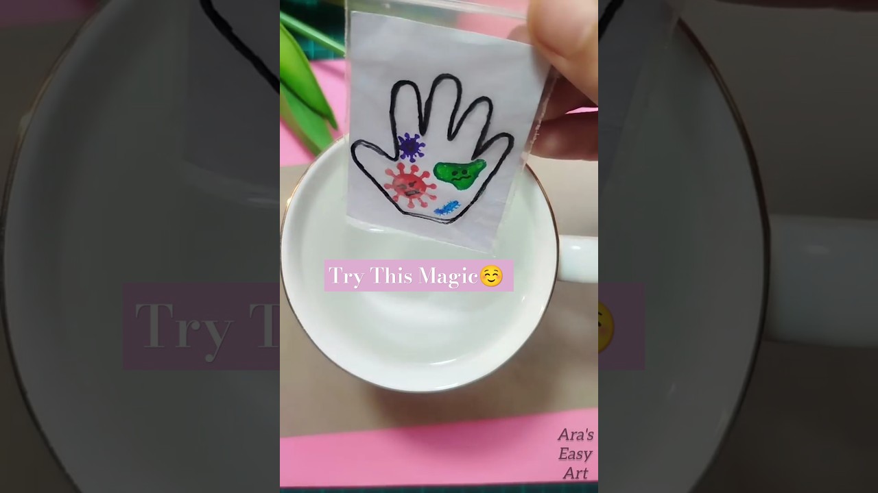 Water Refraction | Water Activity craft for kids @ArasEasyArt  #diy #kidsactivities #wateractivity