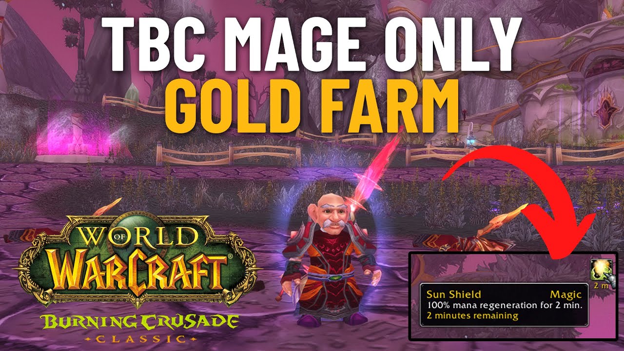 TBC Mage ONLY Gold Farm! Unlimited Mana!