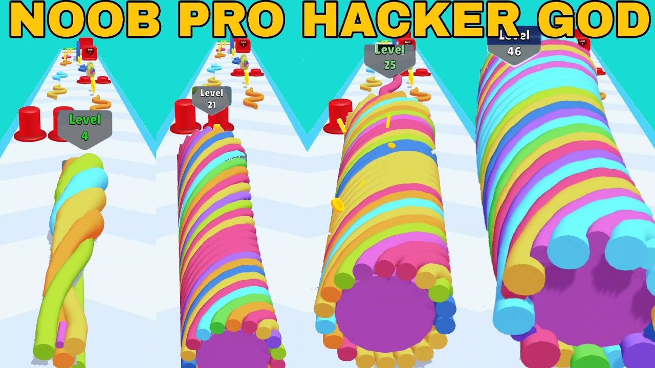 NOOB VS PRO VS HACKER VS GOD  in Twisty Runner!