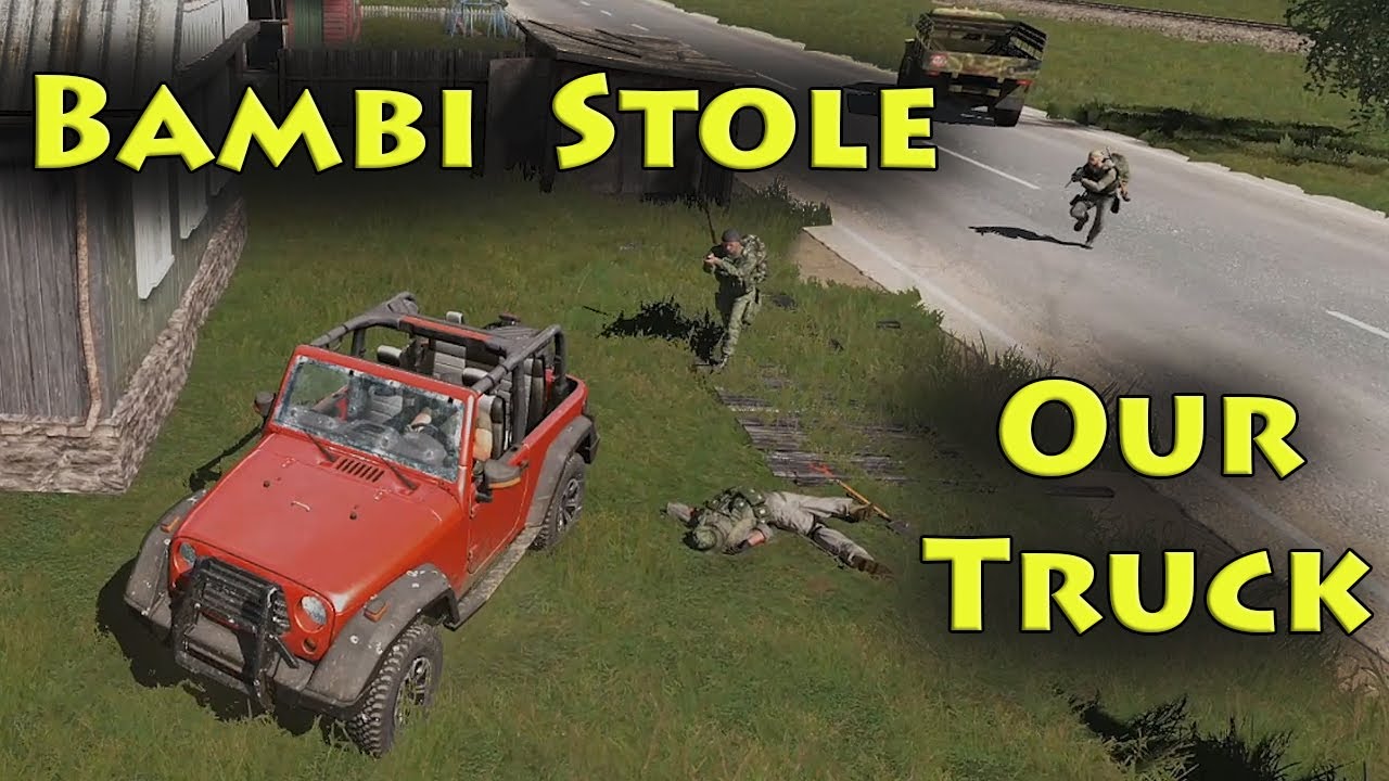 Tried to help a Bambi and he stole our Truck! - Arma 3 DayZ