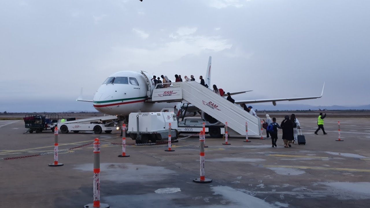 Royal Air Maroc Business Class Review - Embrear E190 Oujda - Casablanca