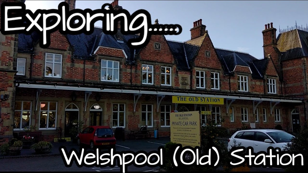 Exploring Welshpool Old Railway Station site - abandoned disused closed - Cambrian Railway