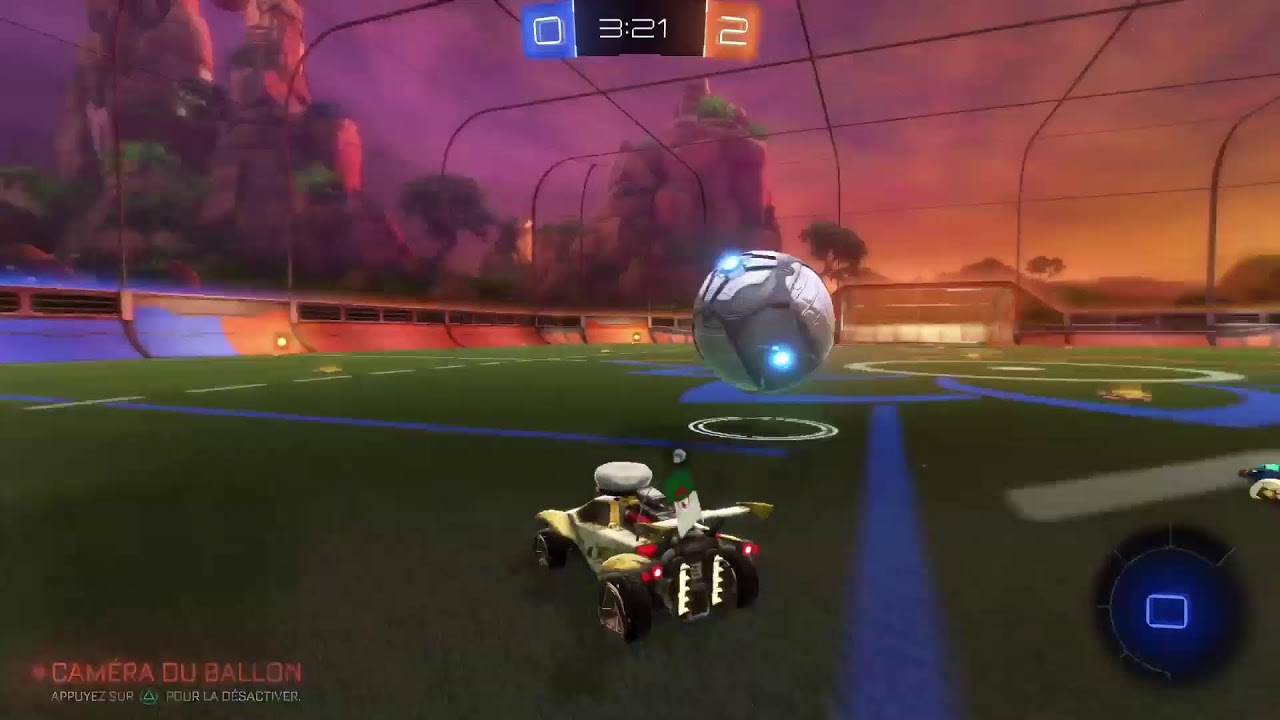 Je fais un tournoi Rocket League avec Ilian.
