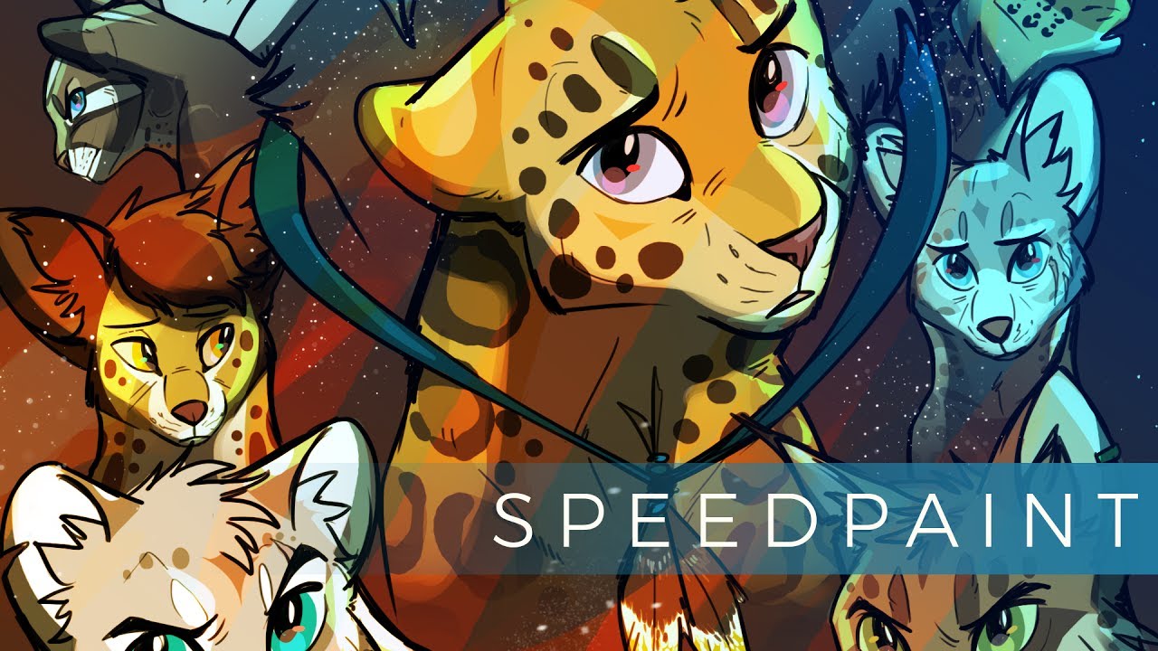 TORN FEATHERS - OC Speedpaint